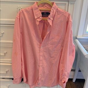 Vineyard Vines Men’s Pink Button-Down Shirt